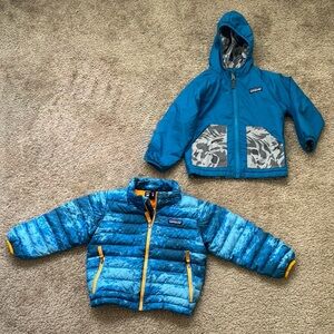 Patagonia Kids' Blue Jackets Set 3T